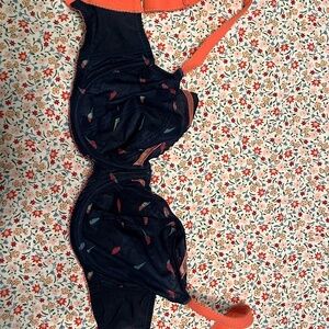 Cleo Women's Lilly Balconnet Bra Parrot Print 7351 -  28GG